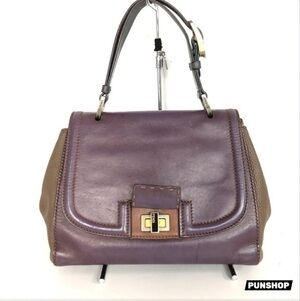 Fendi Silvana Handbag purple storage
